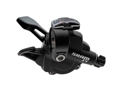 Sram SRAM X4 Trigger Shifter - Rear Only, 8-Speed, Includes 2200mm Shift Cable, Black