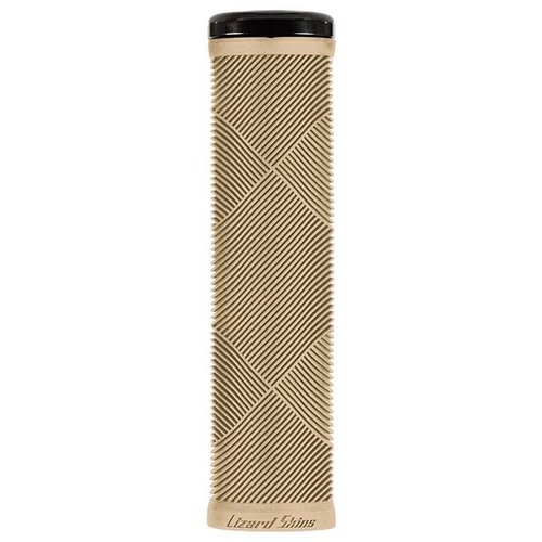 Lizard Skins Lizard Skins, Strata Single-Sided Lock-On, Grips, 135mm, Sand Tan, Pair Lizard Skins Lizard Skins, Strata Single-Sided Lock-On, Grips, 135mm, Sand Tan, Pair