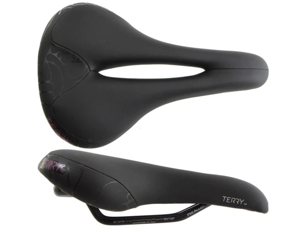 Terry Butterfly Gel CrMo Womens Saddle, Black