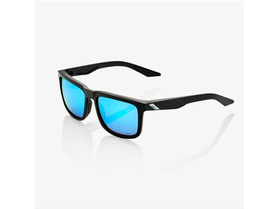 100 Percent BLAKE - Matte Black - HiPER Blue Multilayer Mirror Lens