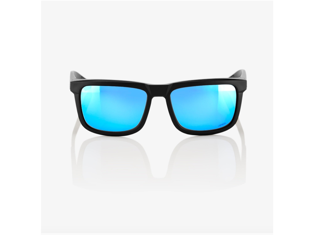 100 Percent BLAKE - Matte Black - HiPER Blue Multilayer Mirror Lens