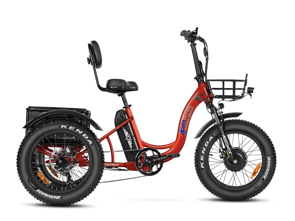 Addmotor M-330 E-Trike Fat Candy Red