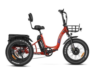 Addmotor M-330 E-Trike Fat Candy Red