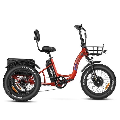 Addmotor M-330 E-Trike Fat Candy Red