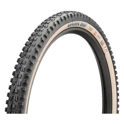 Maxxis Maxxis Minion DHF Tire - 29 x 2.5 Tubeless Folding Black/Dark Tan Dual EXO Wide Trail Maxxis Maxxis Minion DHF Tire - 29 x 2.5 Tubeless Folding Black/Dark Tan Dual EXO Wide Trail