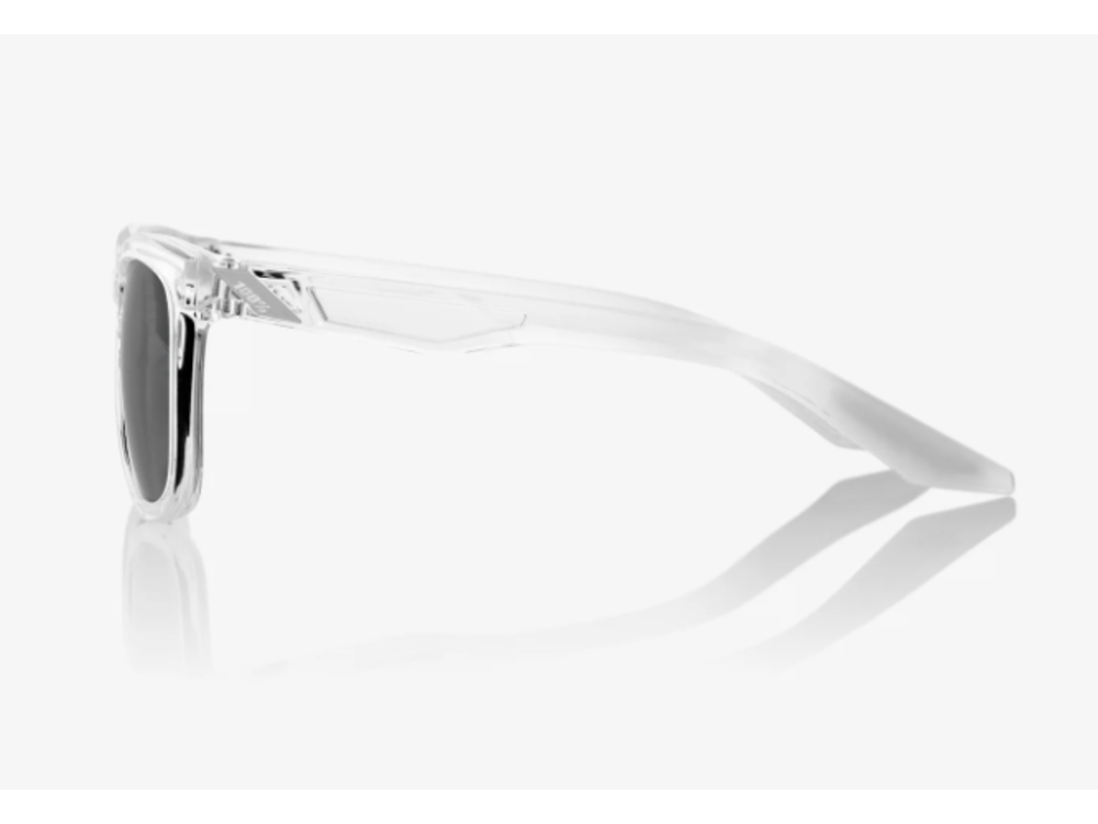 100 Percent HUDSON - Polished Crystal Haze - Black Mirror Lens