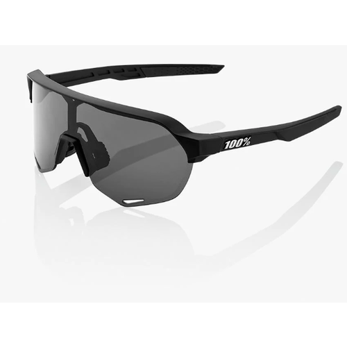 100 Percent S2 - Soft Tact Black - Smoke Lens