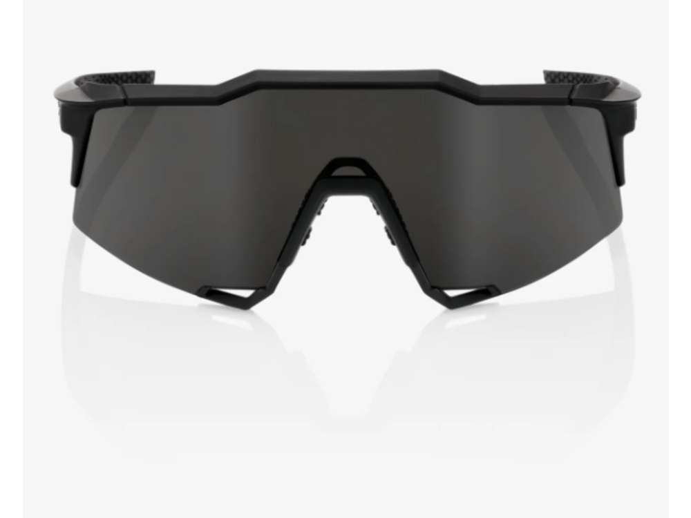 100 Percent SPEEDCRAFT - Soft Tact Black - Smoke Lens