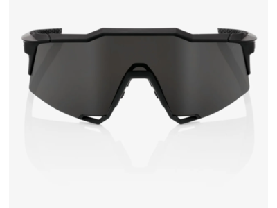 100 Percent SPEEDCRAFT - Soft Tact Black - Smoke Lens