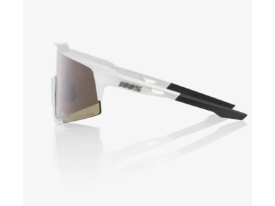 100 Percent SPEEDCRAFT SL - Matte White - HiPER Silver Mirror Lens