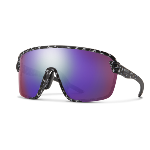 Smith Optics Unisex Sunglass Bobcat - Matte Black Marble || ChromaPop Violet Mirror