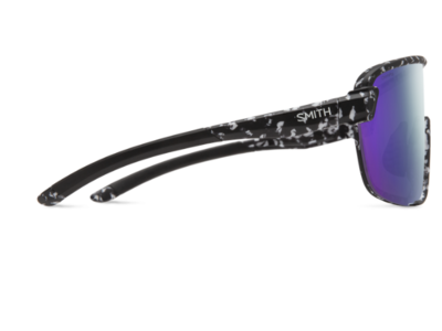 Smith Optics Unisex Sunglass Bobcat - Matte Black Marble || ChromaPop Violet Mirror