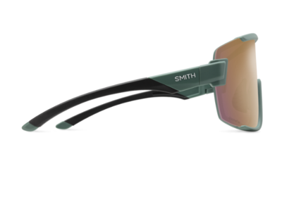 Smith Optics Unisex Sunglass Wildcat - Matte Alpine Green + ChromaPop Rose Gold Mirror Lens