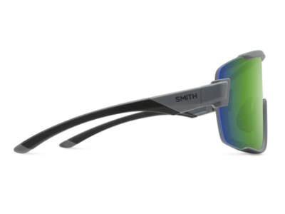 Smith Optics Unisex Sunglass Wildcat - Matte Cement || ChromaPop Green Mirror