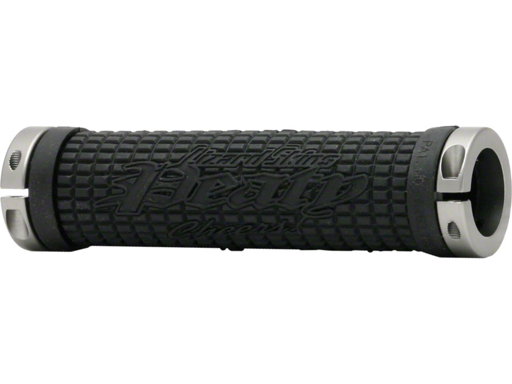 Lizard Skins Lizard Skins Peaty Grips - Black Lock-On