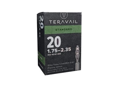 Teravail Teravail 20x1.75-2.35" Presta Bike Tube (32mm Valve)