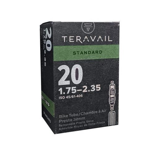 Teravail Teravail 20x1.75-2.35" Presta Bike Tube (32mm Valve)