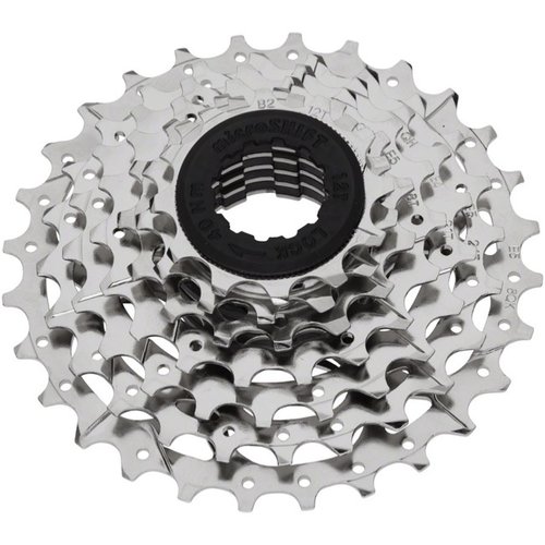 microSHIFT microSHIFT H07 Cassette - 7 Speed 12-28t Silver Nickel Plated