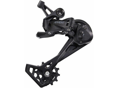 microSHIFT microSHIFT ADVENT Rear Derailleur - 9 Speed Long Cage Black With Clutch