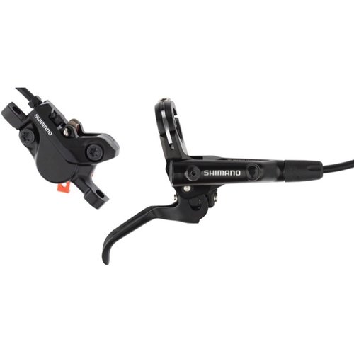 Shimano Shimano Deore BL-MT501/BR-MT500 Disc Brake and Lever - Rear Hydraulic Post Mount Resin Pads Black