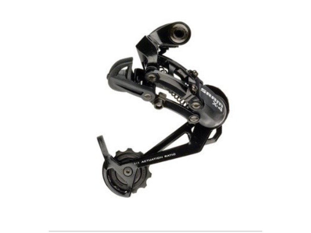 Sram SRAM X4 Rear Derailleur - 7,8,9 Speed, Long Cage, Black