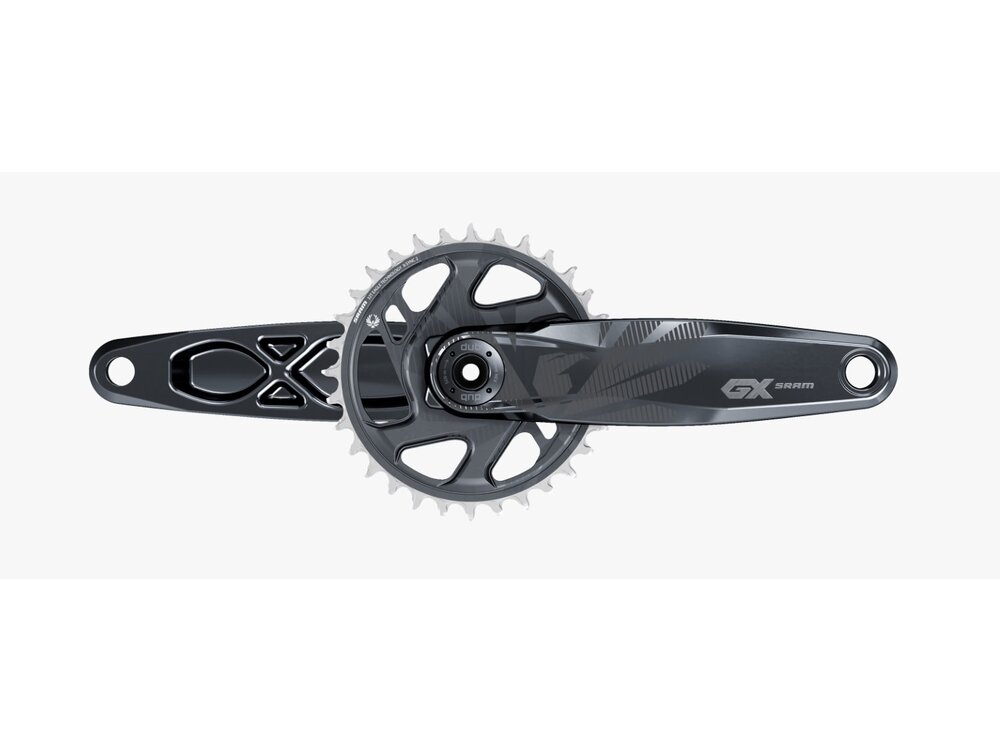 Sram SRAM GX Eagle Boost Crankset - 170mm, 12-Speed, 32t, Direct Mount, DUB Spindle Interface, Lunar, 52mm Chainline
