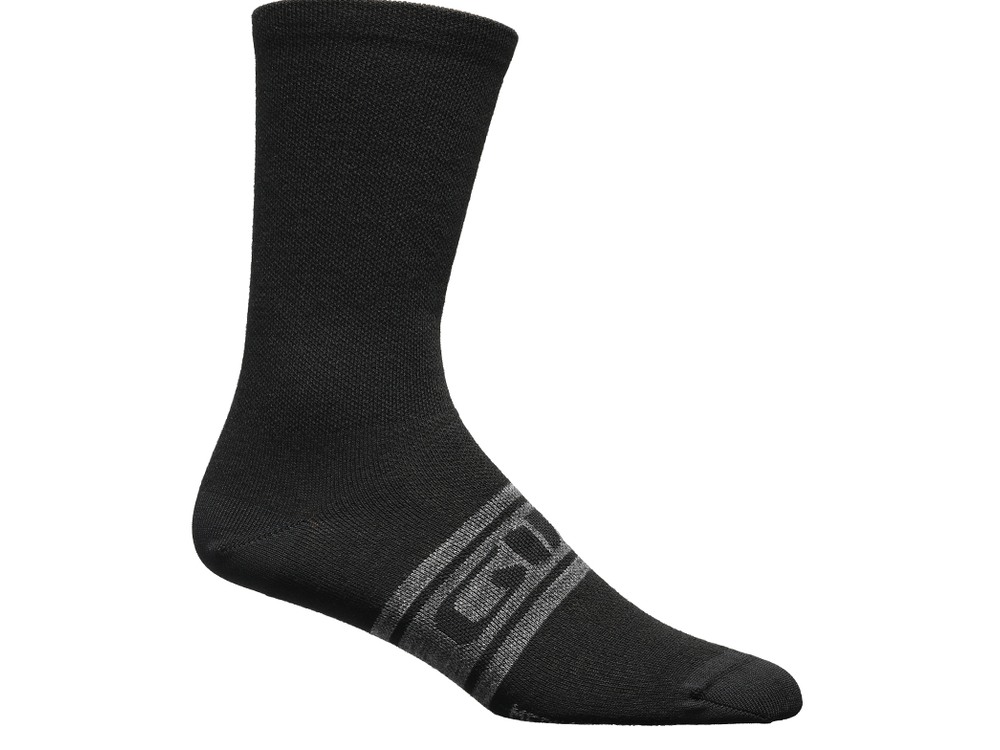 Giro Seasonal Merino Wool Sock Black/Charcoal M
