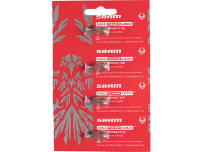 Sram SRAM Eagle PowerLock Link for 12-Speed Chain Silver Card/4