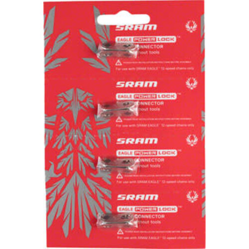 Sram SRAM Eagle PowerLock Link for 12-Speed Chain Silver Card/4