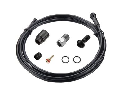 TRP Hose Replacement Kit with Banjo, 5.0 x 2000mm Black