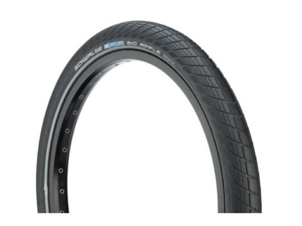 Schwalbe Schwalbe Big Apple Tire - 26 x 2, Clincher, Wire, Black/Reflective, Performance Line