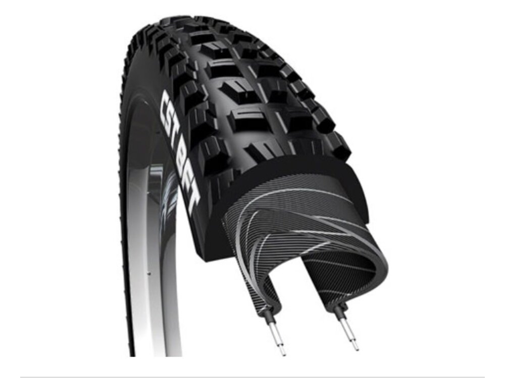 CST CST BFT Plus Tire - 24 x 4.0, Clincher, Wire, Black