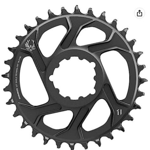 Sram SRAM Eagle X-SYNC 2 Direct Mount Chainring - 32t, Direct Mount, 3mm Offset, For Boost, Lunar Grey