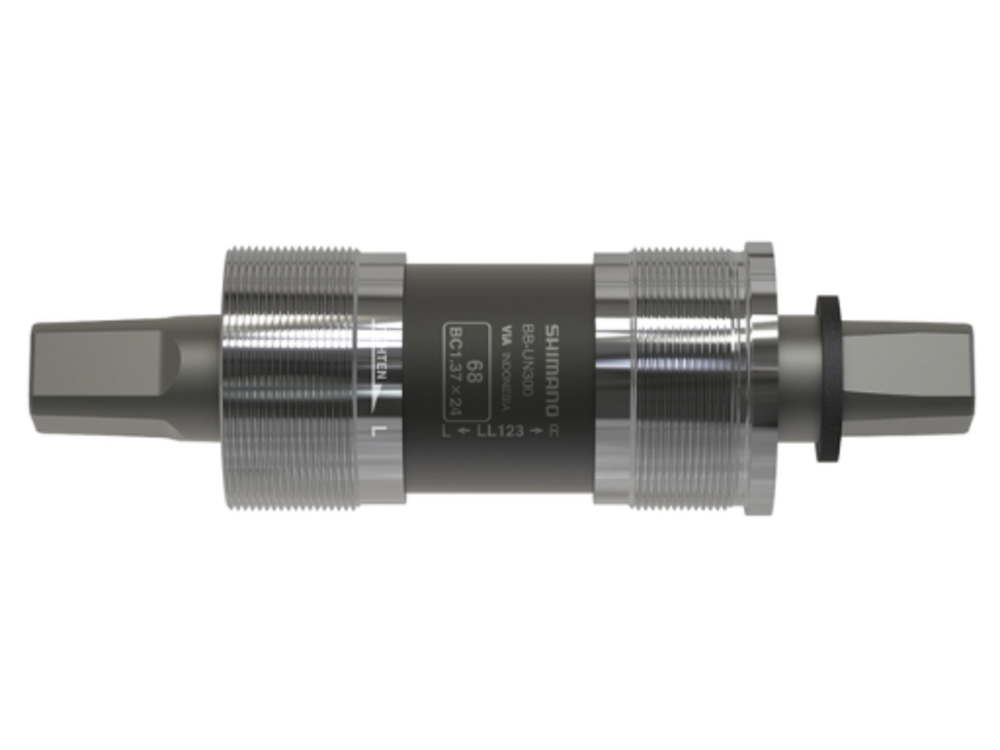 Shimano Shimano BB-UN300 Bottom Bracket - English, 68 x 122.5mm Spindle, Square Taper JIS, 47.5mm Chainline