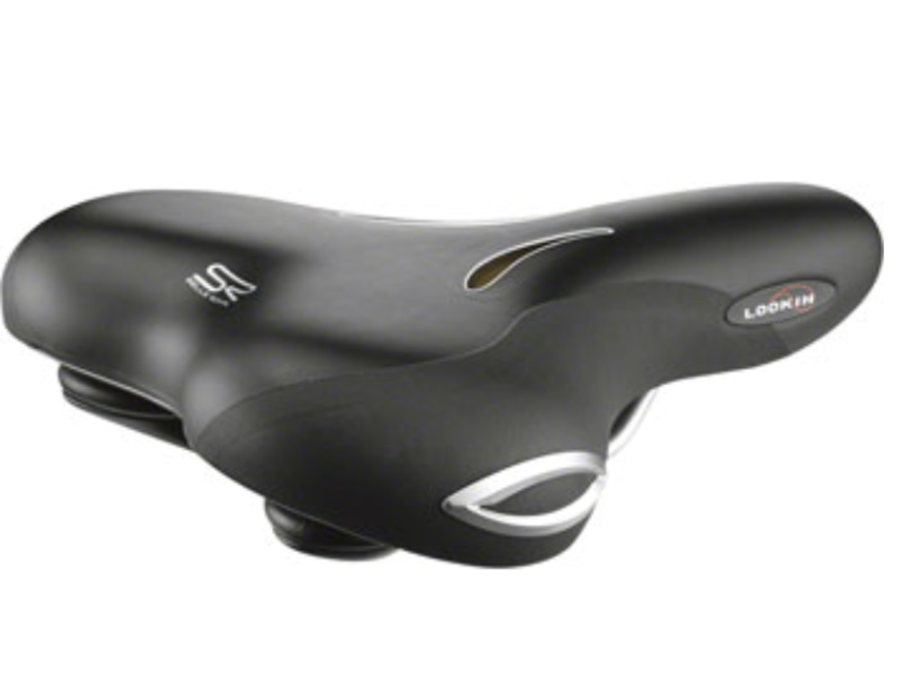 Selle Royal Selle Royal Lookin Moderate Saddle - Steel, Black, Women's