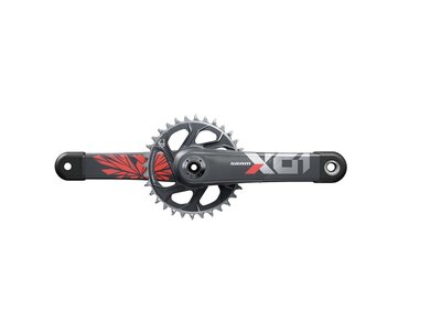 Sram SRAM, X01 Eagle DUB C3, Crankset, Speed: 11/12, Spindle: 28.99mm, BCD: Direct Mount, 32, DUB, 165mm, Red, SuperBoost+