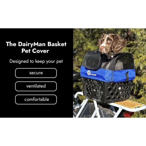 BIKASE Dairyman Basket Pet Cover LG