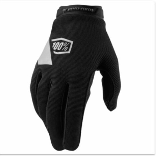 100 Percent RIDECAMP Women's Gloves Black/Charcoal - XL
