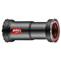 Token Ninja TF4630 Press Fit Double-Thread Bottom Bracket - For PF30/BB386/BB392 Frame Types, Black