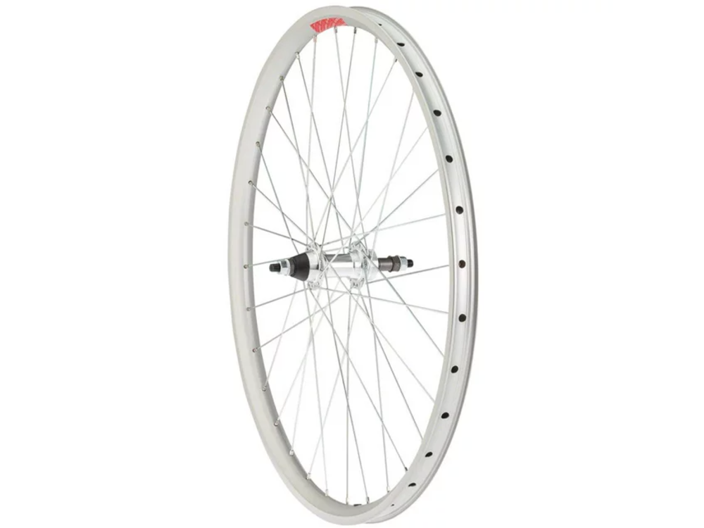 Sta-Tru Sta-Tru Double Wall Rear Wheel - 24", Bolt-On, 3/8 x 135mm, Freewheel, Silver