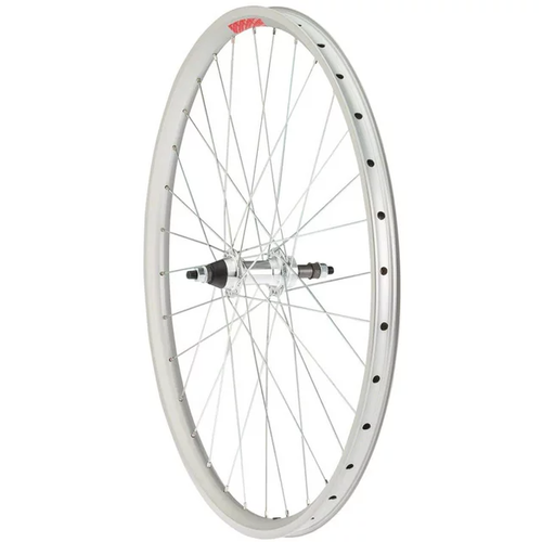 Sta-Tru Sta-Tru Double Wall Rear Wheel - 24", Bolt-On, 3/8 x 135mm, Freewheel, Silver