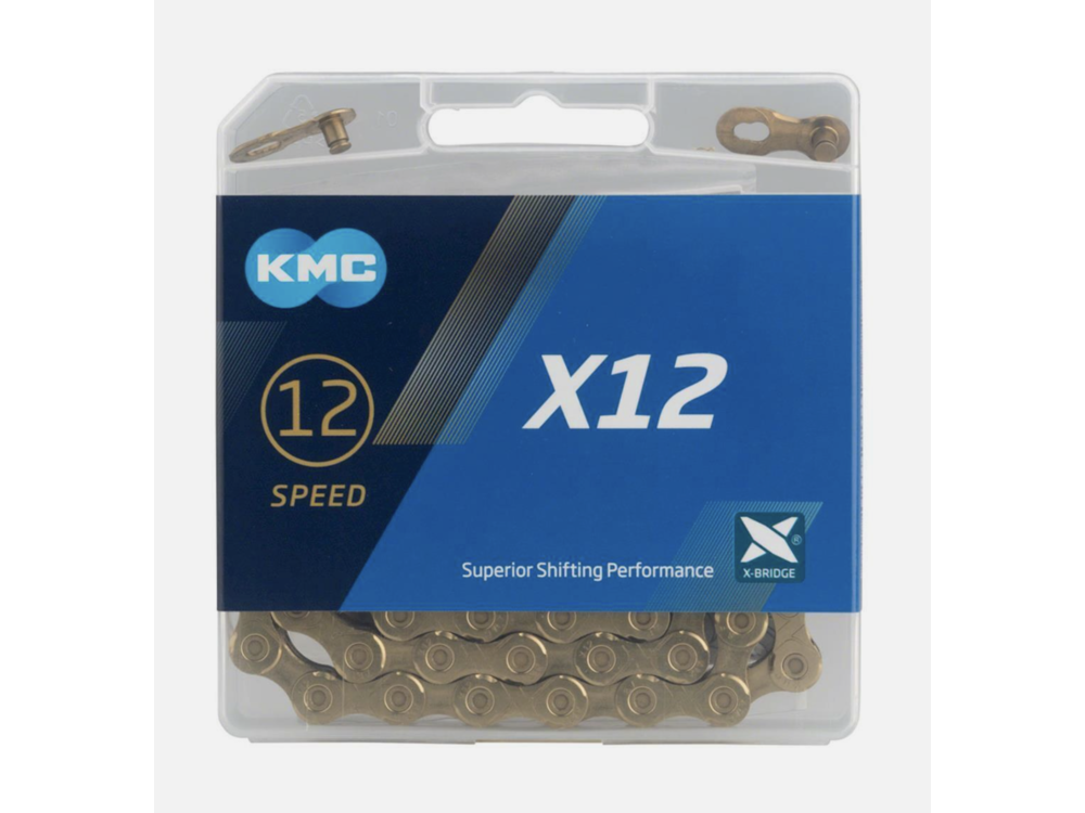 KMC KMC X12 Chain - 12-Speed 126 Links Gold