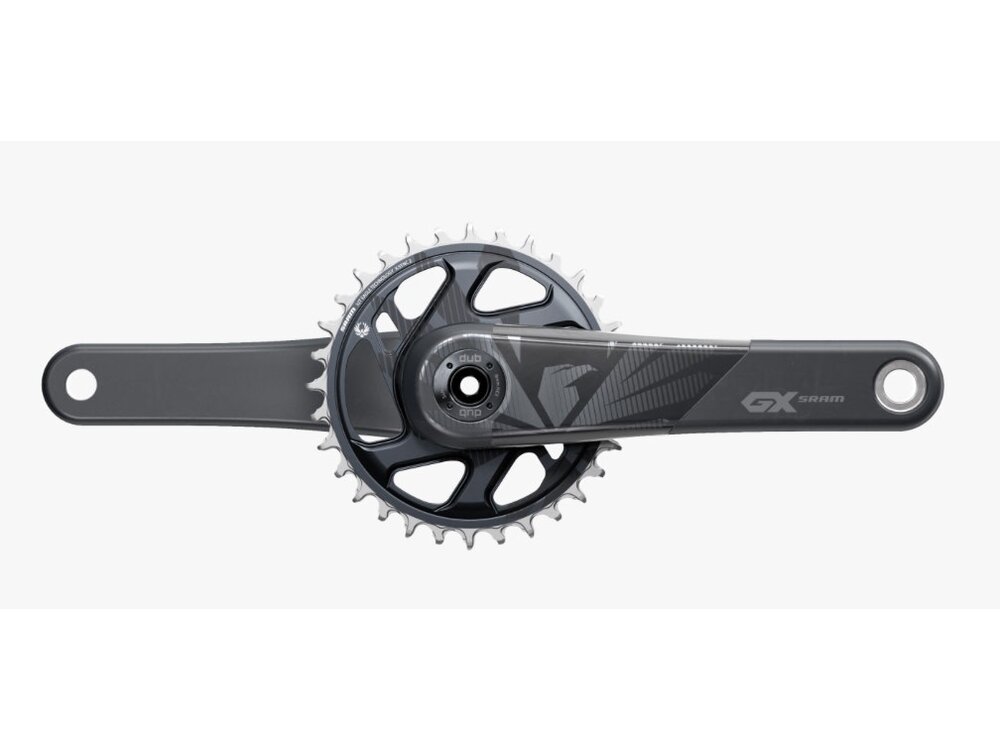Sram SRAM GX Eagle Carbon Boost Crankset - 170mm, 12-Speed, 32t, Direct Mount, DUB Spindle Interface, Lunar