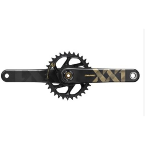 Sram SRAM Crank XX1 Eagle Boost 148 DUB 12s 170 w Direct Mount 34t X-SYNC 2 Chainring Gold (DUB Cups/Bearings Not Included)