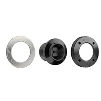 CRANK ARM BOLT KIT SELF-EXTRACTING M18/M30 DUB DARK POLAR BLACK (X0 D1)