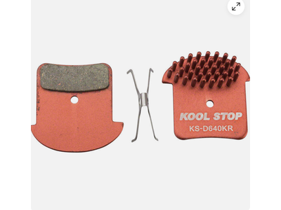 Kool Stop Kool Stop, Aero Kool, Disc Brake Pads, Shape: Shimano D-Type/H-Type, Organic, Pair