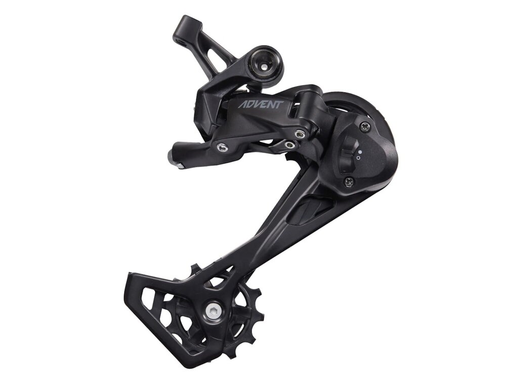 microSHIFT microSHIFT ADVENT Rear Derailleur - 9 Speed Long Cage Black With Clutch