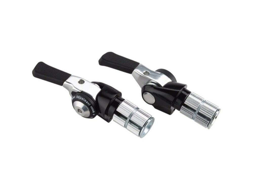 microSHIFT microSHIFT Bar End Shifter Set, 8-Speed Road, Double/Triple, Shimano Compatible, Black