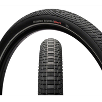 Kenda Kwick Seven.5 Tire - 27.5 x 2, Clincher, Wire, Black/Reflective, 60tpi, KS