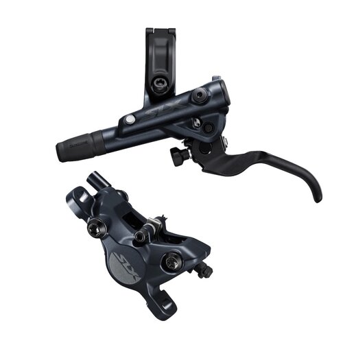 Shimano Shimano SLX BL-M7100/BR-M7120 Disc Brake and Lever - Rear, Hydraulic, Post Mount, 4-Piston, Black